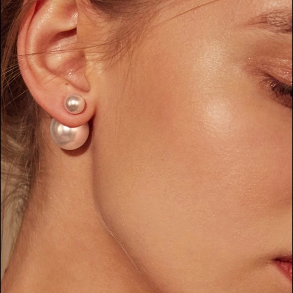 Blue  Double Stud Earrings  PRICE IS FIRM - Picture 8 of 8